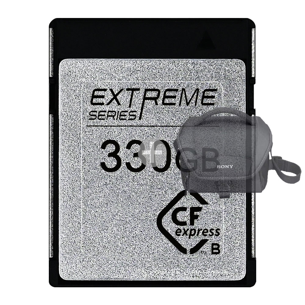 노바칩스 EXTREME 시리즈 CFexpress 타입 B 330GB 메모리 (소니 LCS-U11 가방)